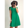 Šaty s volánikmi zelené