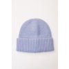 Beanie čiapka so strieborným vláknom modrá