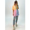 Farebné bavlnené oversize tričko