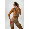 Komplet push up biker šórtky a top