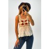 Háčkovaný top s madeirou