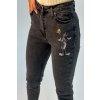 Džínsy s nášivkou regular fit