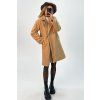 Teddy oversize kabát hnedý