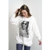 mikina, dámska, oversize, čierna, biela, farebná, športová, elegantná, štýlová, cribs oblečenie, dámske oblečenie, 093