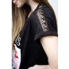 tričko, tričkové šaty, biele, čierne, žlté, vzorované, potlač, vyšívané, nášivky, fialové, street style, 126