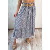Maxi sukňa s opaskom