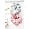 Scrunchies vzorované  gumičky 2ks