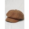 Čiapka so šiltom hnedá