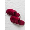 Dámske papučky bordové