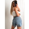 Džínsové šórtky s retiazkou