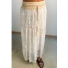 Maxi sukňa v boho štýle