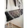 Preplietaná crossbody kabelka