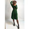Lurexové šaty zelené