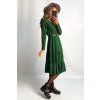 Lurexové šaty zelené