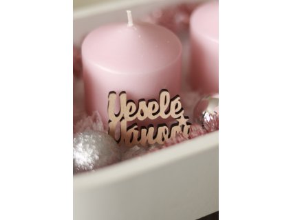 Nápis Veselé Vánoce