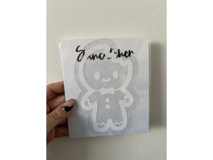 Suncatcher - Perníček bílý