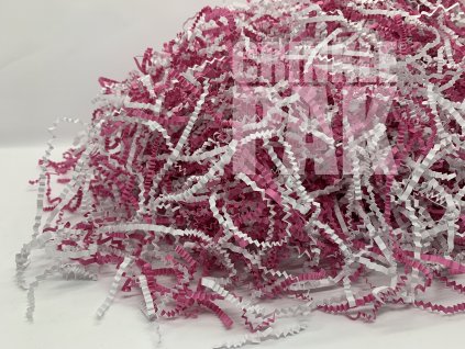 CrinklePAK mix růžovobílá papírová výplň do krabic