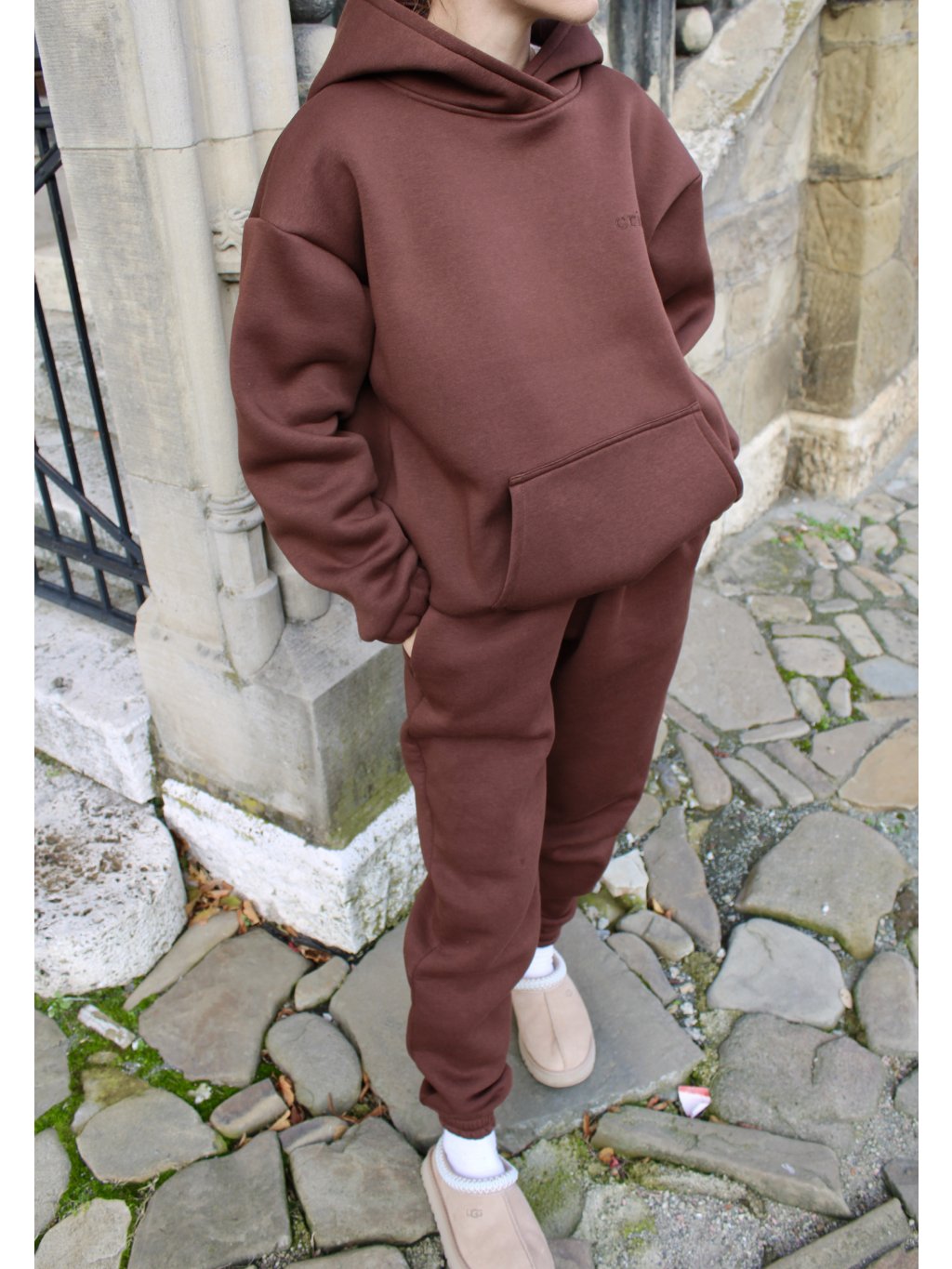 Mikina s kapucňou - CHOCOLATE