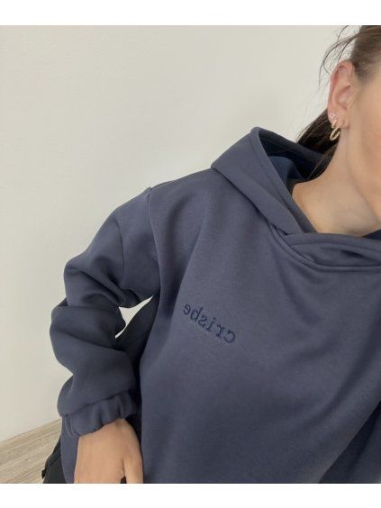 Mikina s kapucňou - MIDNIGHT BLUE