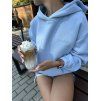 Mikina s kapucňou - BABY BLUE
