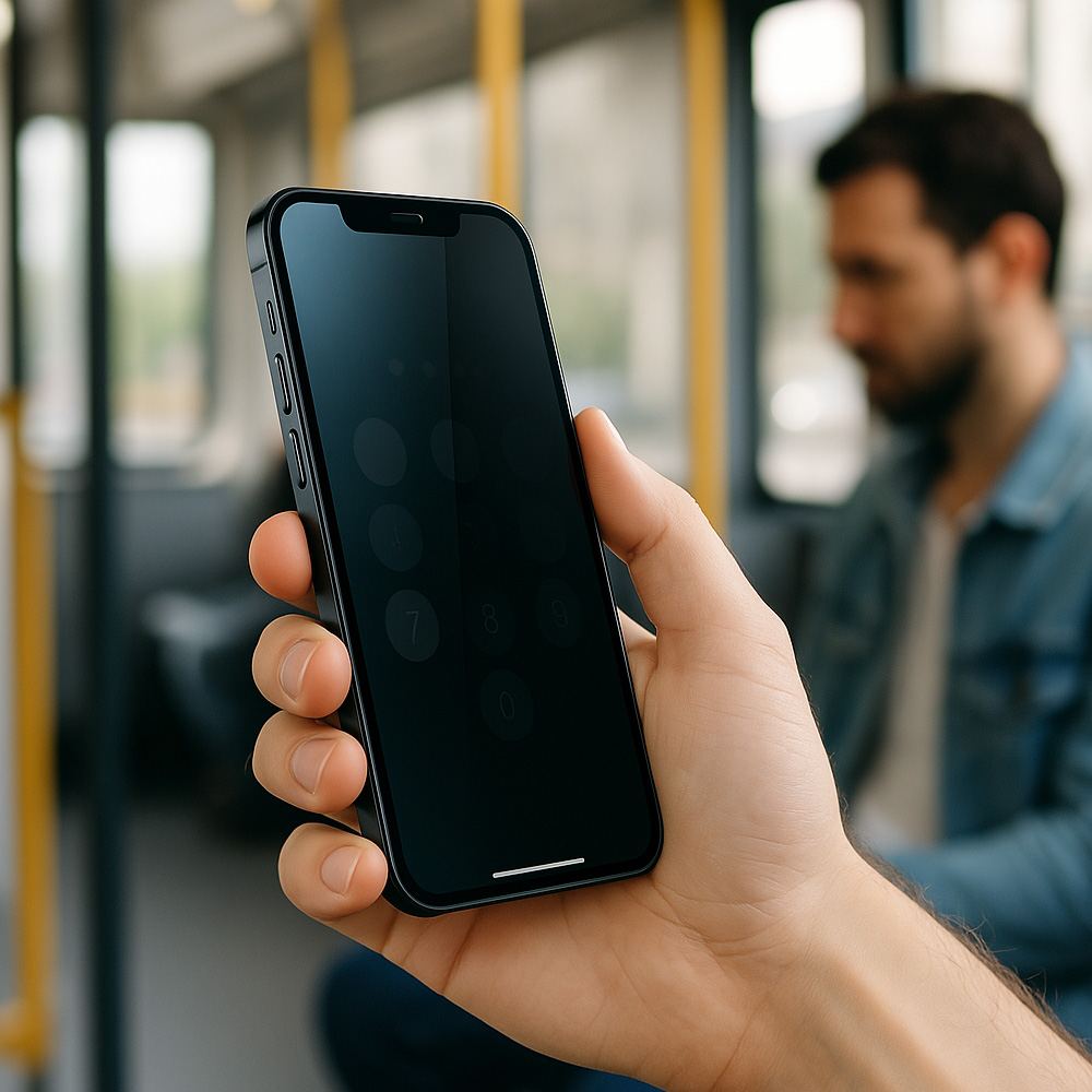 📱 Privacy skla na iPhone: Ochrana displeje i soukromí