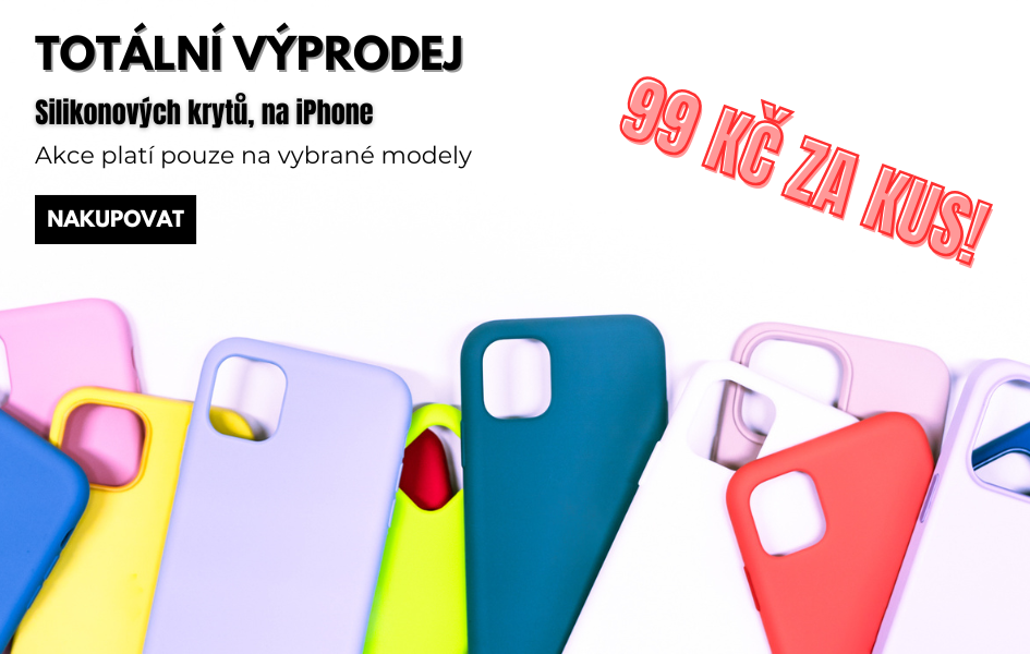 Totální výprodej silikonových krytů pro iPhone