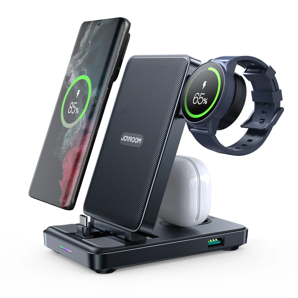 4 in 1 Magnetic Charging Station for phone for watch for earphone Type C 1