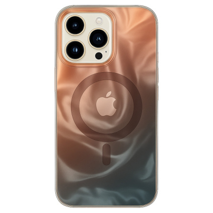 pruhledny kryt na iphone smoked copper