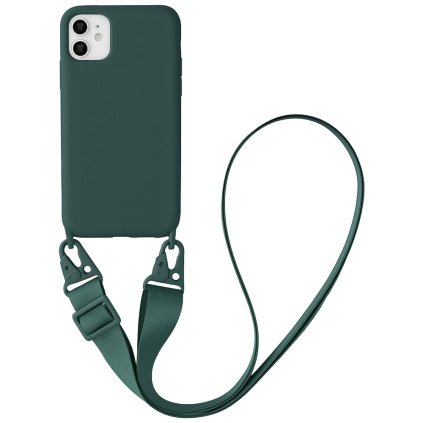 iphone kryt s popruhem zelena
