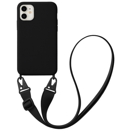 iphone kryt s popruhem cerna