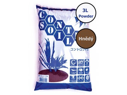 Controsoil 3l powder hnedy akvarijni jilovy substrat