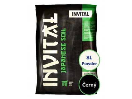 INVITAL Japanese Soil 8l powder černý
