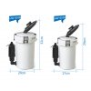 externi filtr pro nano akvaria sunsun 603B 602B rozmery
