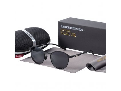 Slnečné okuliare BARCUR TR90 women s UV filtrom, polarizované - čierne
