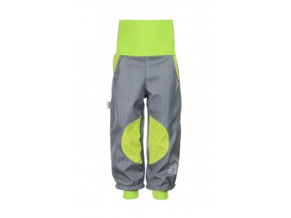 Nepromokavé softshellové kalhoty Šedo-zelené