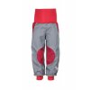 Nepromokavé softshellové kalhoty Šedo-červené