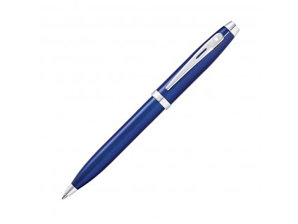 Sheaffer 100, kuličkové pero, celomodrá  Glossy Blue/Chrome Plated