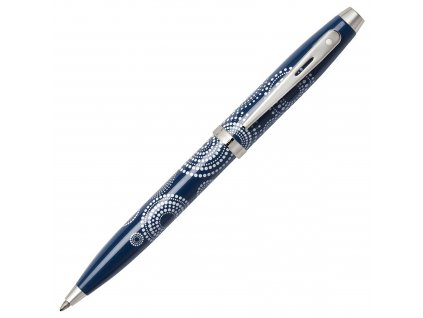 Sheaffer 100, kuličkové pero, modrá / vzorované  Modrá