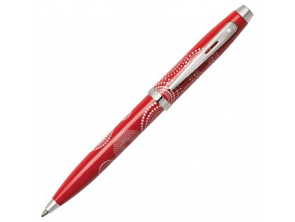Sheaffer 100, kuličkové pero, červená / vzorované  Červená