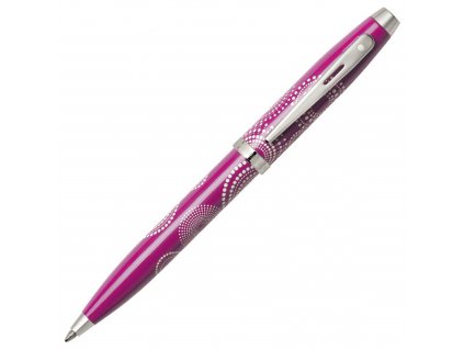 Sheaffer 100, kuličkové pero, růžová / vzorované  Růžová