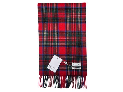 Tartanový šál z jahňacej vlny - Royal Stewart