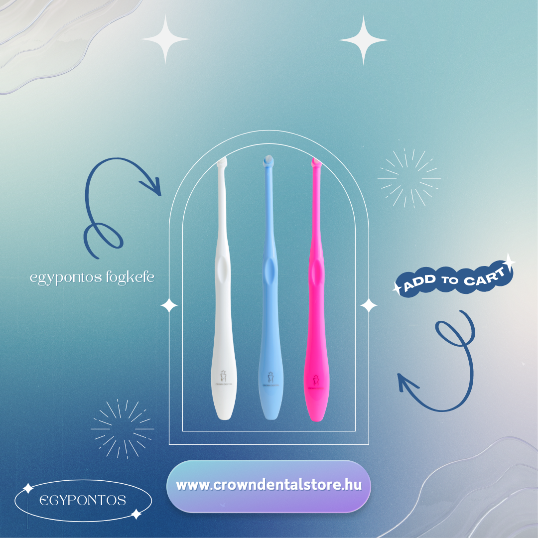 Egypontos fogkefe: tökéletes megoldás fogszabályozóhoz és implantátumokhoz. Fedezd fel a minőségi monotip fogkeféket a Crown Dental Store-ban!