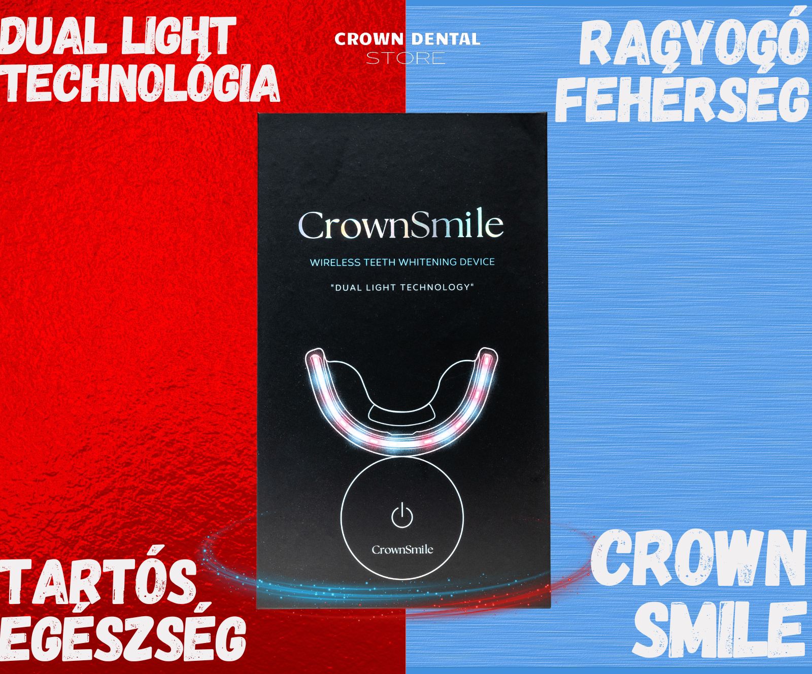 Crown Smile Pro Fogfehérítő Szett – Professzionálisan Fehérítés Otthon