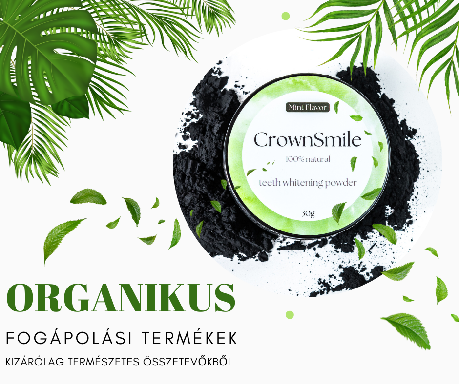 Crown Smile Fogfehérítő Por: A természet erejével