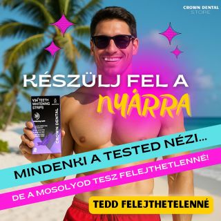 ☀️ Nyárra készülsz? Oké a beach body… de a mosolyod lesz az igazi gamechanger 😏🦷 ✔️ Szinte azonnal látszik ✔️ Nem...