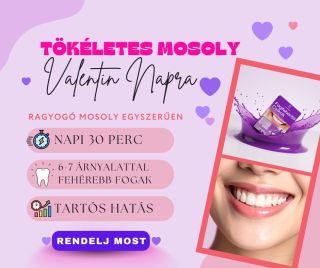 Legyen a mosolyod a legszebb kiegészítőd Valentin-napon! ✨💖 Unod, hogy a kávé és a tea nyomot hagy a fogaidon? ☕️ A Crown...