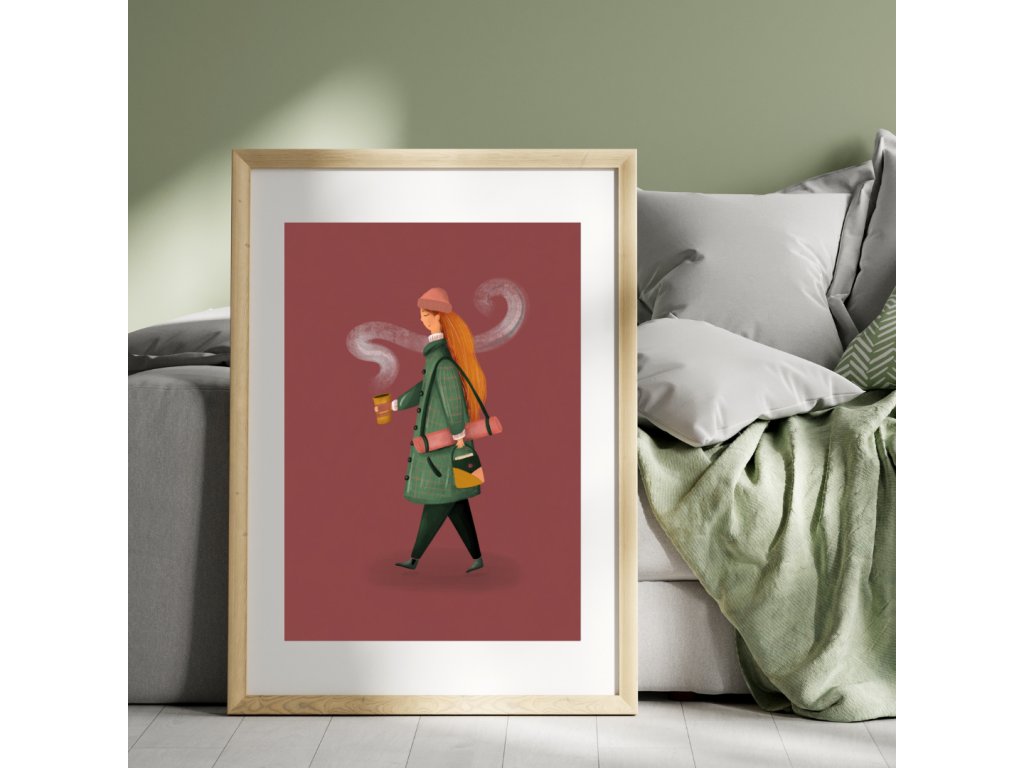Grey Minimalist Art Wall Frame Mockup Instagram Post (4)