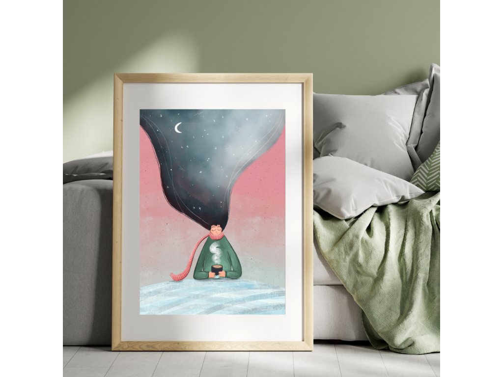 Grey Minimalist Art Wall Frame Mockup Instagram Post (2)