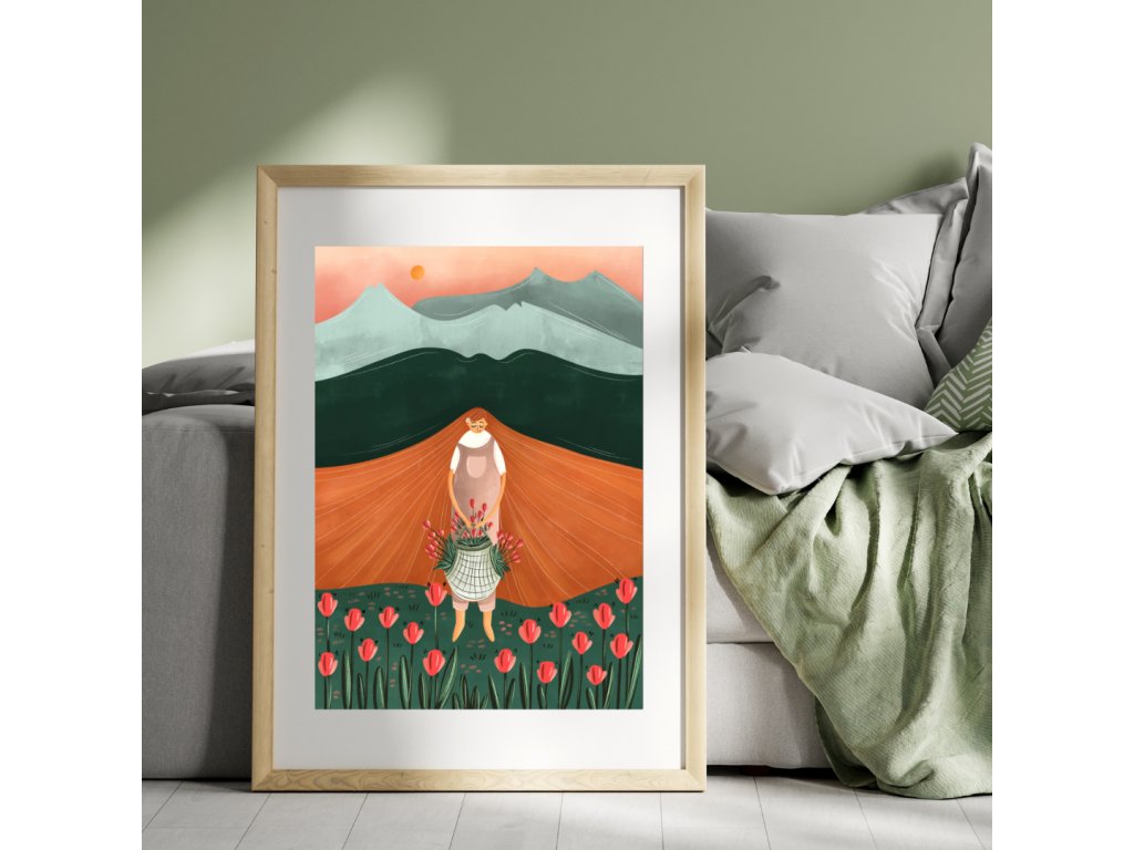 Grey Minimalist Art Wall Frame Mockup Instagram Post (3)