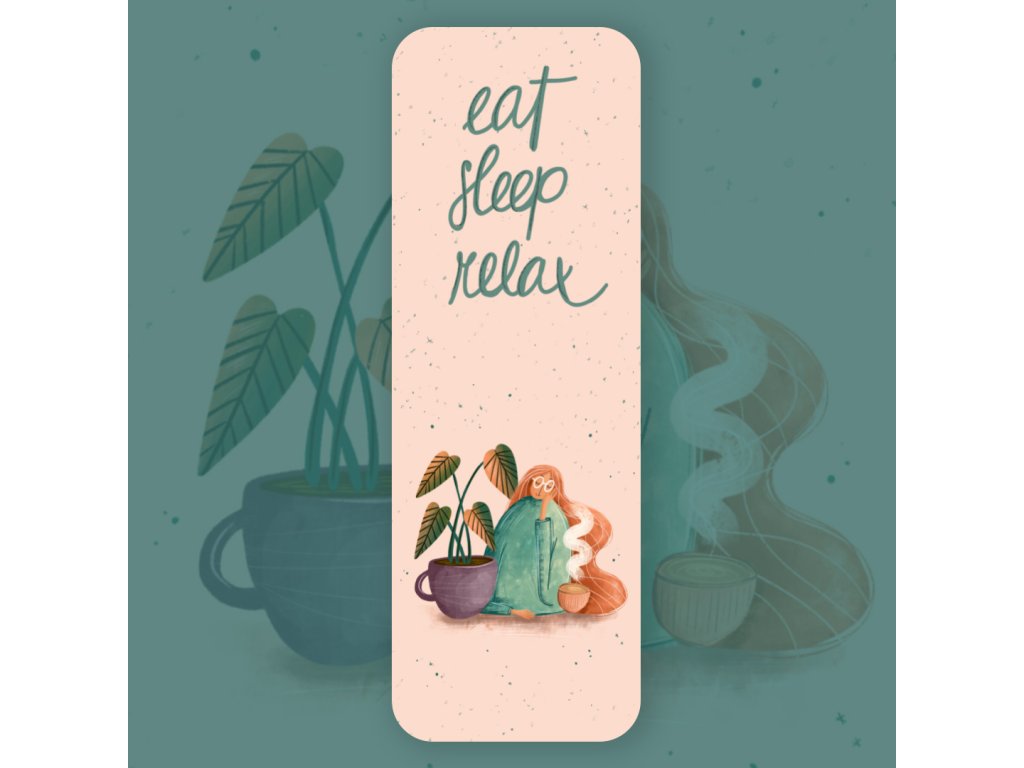 produkt záložka eat sleep read